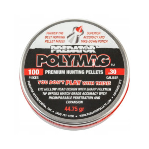 Пули JSB Predator Polymag 7,62 мм, 2,9 грамм, 100 штук