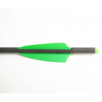 Стрела арбалетная карбоновая Centershot Toxic Carbon 16" Half Moon Nock