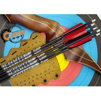 Стрела лучная микс карбон Centershot Mustang 500, натур. опер. 4" Стрела лучная микс карбон Centershot Mustang 500, натур. опер. 4"