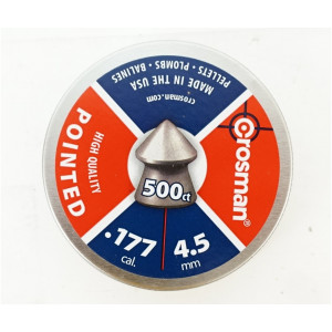 Пули Crosman Pointed 4,5 мм, 0,48 грамм, 500 штук